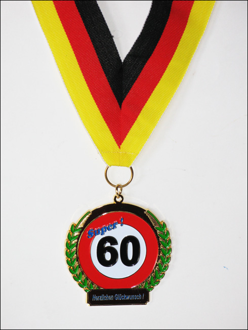 60. GEBURTSTAG, ORDEN SUPER 60, GESCHENK MEDAILLE NEU  