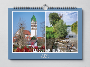Ketsch am Rhein Kalender 2023
