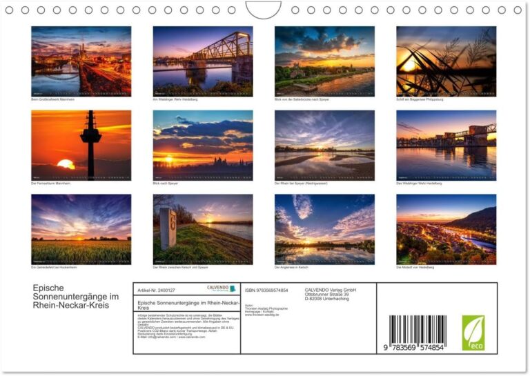 Epische Sonnenuntergänge - Kalender 2027-2