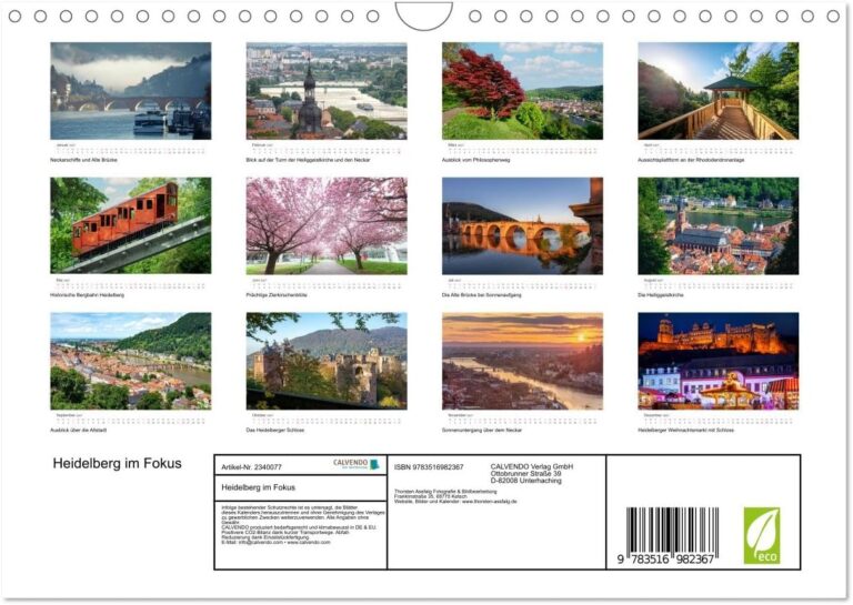 Heidelberg im Fokus - Kalender 2027-2