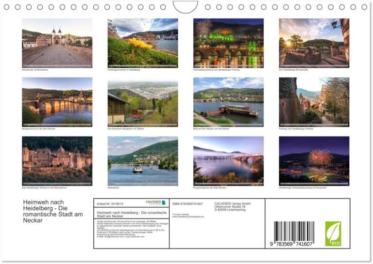 Heimweh nach Heidelberg - Kalender 2027-2