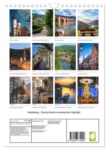 Heidelberg Deutschlands romantisches Highlight - Kalender 2027-2