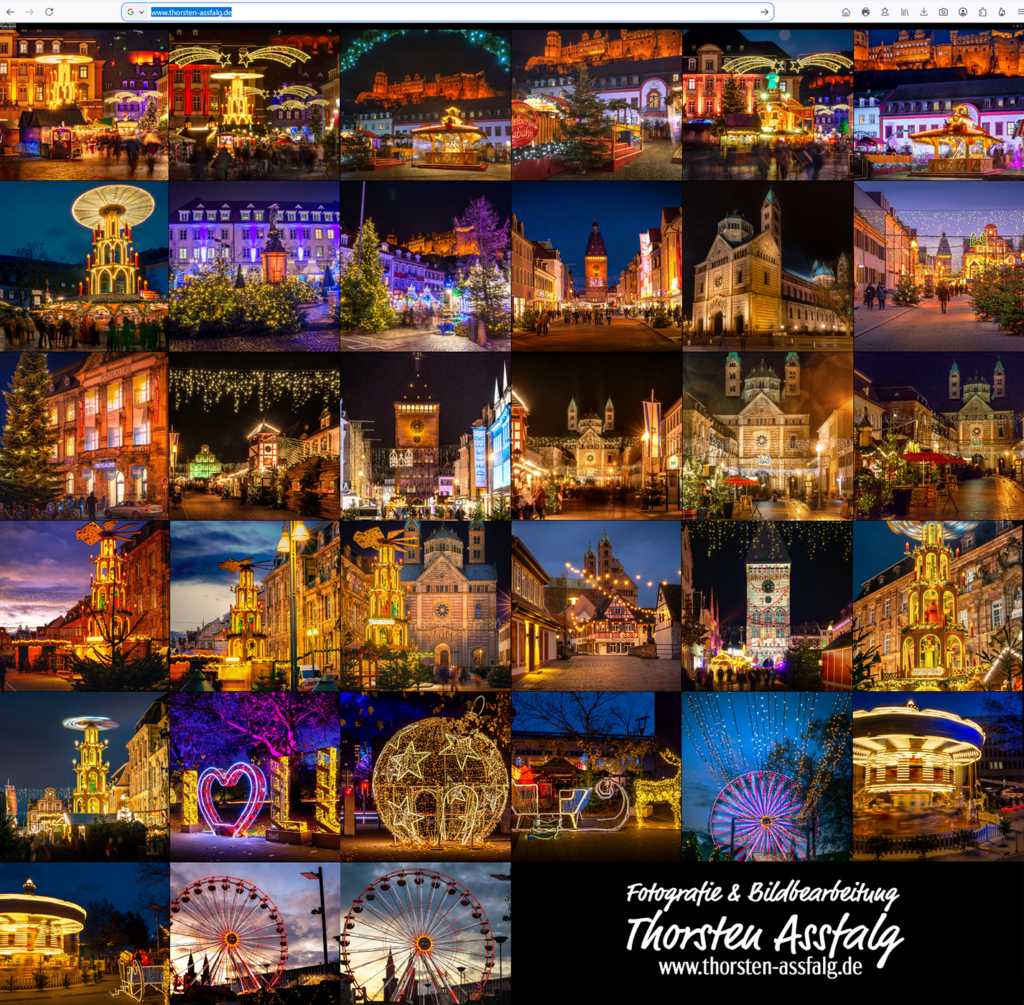 Weihnachtsmarkt Fotos aus der Region HD / SP / LU